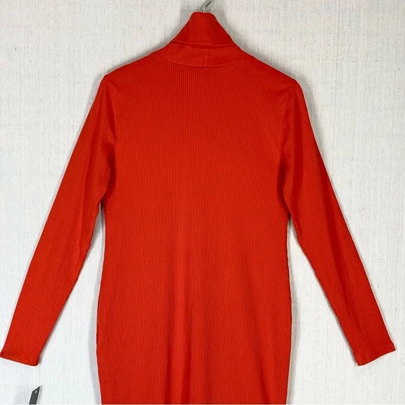 Wild Fable~NWT~Women's Long Sleeve Ribbed Knit Turtleneck Bodycon‎ Dress~Sz XL - Picture 9 of 16